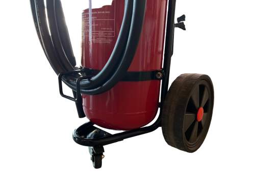 MBS-FIRE (MBK) 50kg Pulver Dauerdruck Feuerlöscher fahrbar DIN EN 1866 - Löschwagen